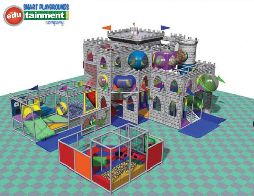 Castle themed indoor play for family fun centers