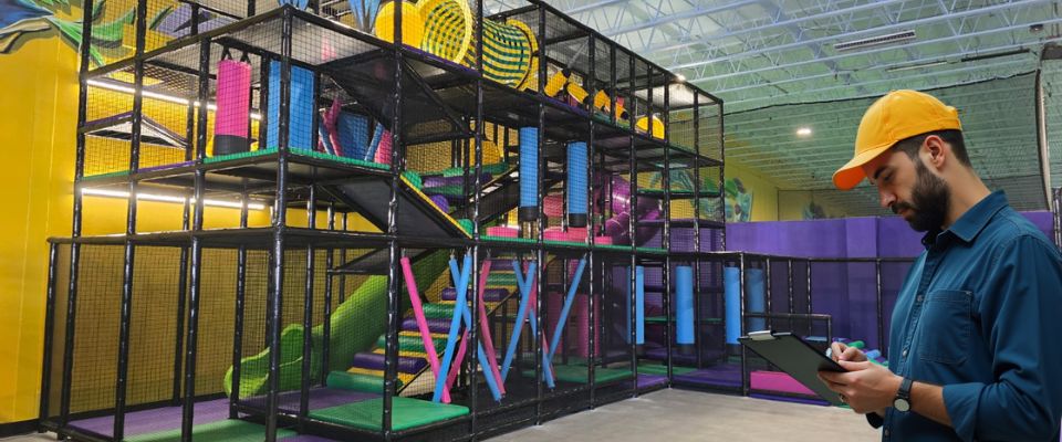 SMART Playgrounds inspection, repair and certification services for indoor playground equipment.