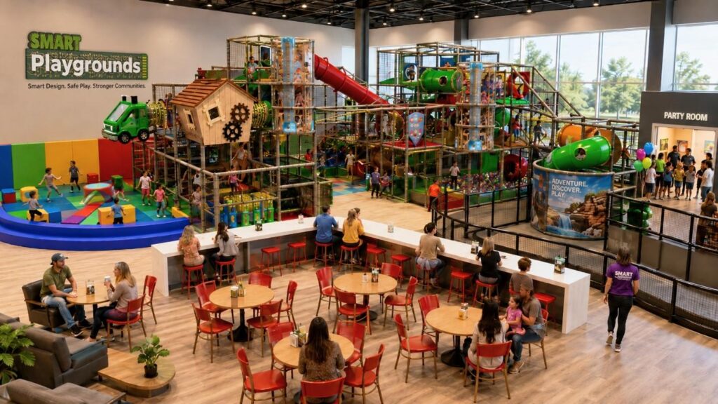 Indoor playground design by SMART