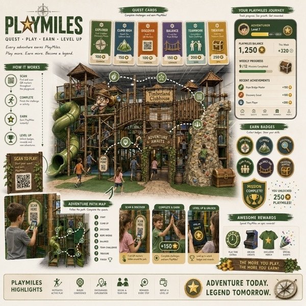 PlayMiles is the gamification platform for indoor play